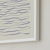 "Infinite Expectation" - Art Print in Tangerine by Adelyn T. - Frame Close-up