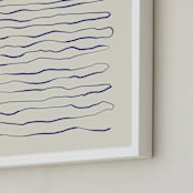 "Infinite Expectation" - Art Print in Tangerine by Adelyn T. - Frame Close-up