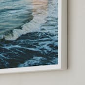 "Folly Flare #1" - Art Print in Sea by ALICIA BOCK - Frame Close-up