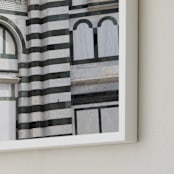 "Stripe" - Art Print in Stone by Jenna Holcomb - Frame Close-up