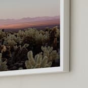 "Joshua Tree II" - Art Print in Desert by Jenna Gibson - Frame Close-up