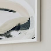 "To Wander II" - Art Print in Charcoal by Melanie Severin - Frame Close-up
