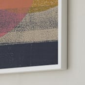 "Setting Light I" - Art Print in Sunset by Molly Lloyd - Frame Close-up