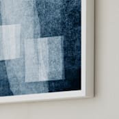 "Sealed Memories" - Art Print in Misty Indigo by Debra Pruskowski - Frame Close-up