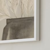 "Flower Market 02" - Art Print in Light Natural by Shawna Urban - Frame Close-up