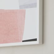 "Settling 1" - Art Print in Blush by Francesca Iannaccone - Frame Close-up