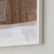 "Paper Plane I" - Art Print in Rose by Jennifer Daily - Frame Close-up