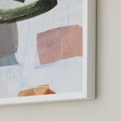 "Monuments 2" - Art Print in Desert Sunset by Jennifer Daily - Frame Close-up