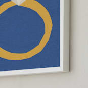 "Luxury" - Art Print in Golden Glow by Elliot Stokes - Frame Close-up