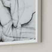 "More Alike than Not" - Art Print in Charcoal by Karen Kaul - Frame Close-up