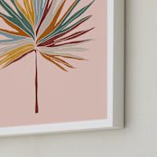 "Chic Palm" - Art Print in retro by lulu and isabelle - Frame Close-up