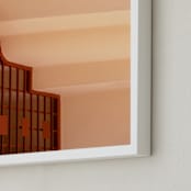 "Moroccan Angles II" - Art Print in Terracotta by Lisa Sundin - Frame Close-up