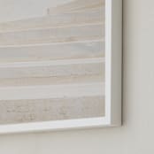 "Structural I" - Art Print in Stone by Jacquelyn Sloane Siklos - Frame Close-up