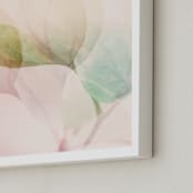 "Sweet Memories I" - Art Print in Peach by Lisa Sundin - Frame Close-up