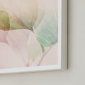 "Sweet Memories I" - Art Print in Peach by Lisa Sundin - Frame Close-up
