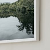 "Mirror Mirror III" - Art Print in Lake by lulu and isabelle - Frame Close-up