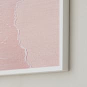 "Gentle Duality" - Art Print in Blush by Tania Medeiros - Frame Close-up
