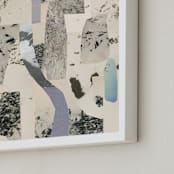 "Mountains" - Art Print in cool air by Sumak Studio - Frame Close-up