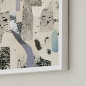 "Mountains" - Art Print in cool air by Sumak Studio - Frame Close-up