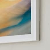 "Rays of Gold 2" - Art Print in Golden Rays by Helen Makadia - Frame Close-up