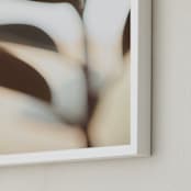 "ficus I" - Art Print in Cream by Anastasia Makarova - Frame Close-up
