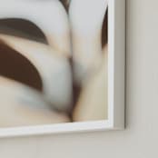 "ficus I" - Art Print in Cream by Anastasia Makarova - Frame Close-up