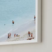 "If You Steal My Sunshine #1" - Art Print in Ocean Blue by Summer Strauch - Frame Close-up