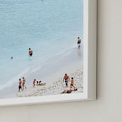 "If You Steal My Sunshine #1" - Art Print in Ocean Blue by Summer Strauch - Frame Close-up