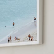"If You Steal My Sunshine #1" - Art Print in Ocean Blue by Summer Strauch - Frame Close-up