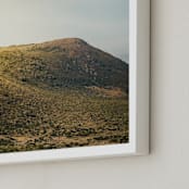 "Great Rift Valley II" - Art Print in Teal and Orange by David Michuki - Frame Close-up