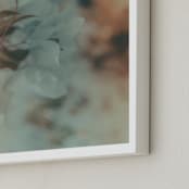 "Flower Pop 1" - Art Print in Golden by David Michuki - Frame Close-up