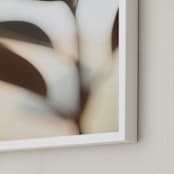 "ficus I" - Art Print in Cream by Anastasia Makarova - Frame Close-up
