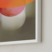 "Uncover" - Art Print in Sunset by Anna Joseph - Frame Close-up