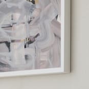 "Pastel Weave" - Art Print in Pastel by Angela Simeone - Frame Close-up