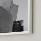 "Curves" - Art Print in monochrome by lulu and isabelle - Frame Close-up