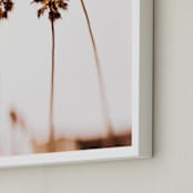 "Dreamscapes #4" - Art Print in Peach by Mike Sunu - Frame Close-up