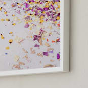 "Kaleidoscope Petals" - Art Print in Blackberry Lemonade by Karly Rose Sahr - Frame Close-up
