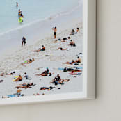 "If You Steal My Sunshine #2" - Art Print in Ocean Blue by Summer Strauch - Frame Close-up