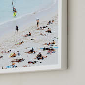 "If You Steal My Sunshine #2" - Art Print in Ocean Blue by Summer Strauch - Frame Close-up