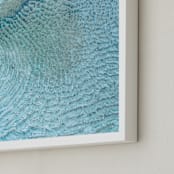 "sandbar" - Art Print in Seafoam Blue by Kaitlin Rebesco - Frame Close-up