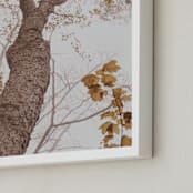 "Be Still I" - Art Print in Autumn by Robin Ott - Frame Close-up