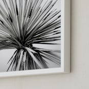 "Midsummer Haze" - Art Print in light hazy grey by Melissa Agular - Frame Close-up
