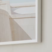 "Structural II" - Art Print in Stone by Jacquelyn Sloane Siklos - Frame Close-up