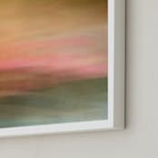 "Prairie" - Art Print in Amber by Laura Bolter - Frame Close-up