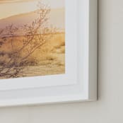 "Desert Roadtrip" - Art Print in Desert sun by Lisa Sundin - Frame Close-up