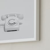 "Telephone" - Art Print in Pearl by Cristiane - Frame Close-up