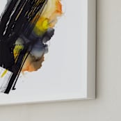 "Nebula 2" - Art Print in One Color by Jaime Derringer - Frame Close-up