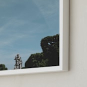 "Le Jardin" - Art Print in naturel by Claire - Frame Close-up