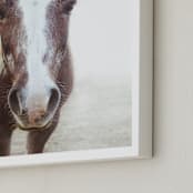 "Ginger Girl" - Art Print in Ginger by Robin Ott - Frame Close-up