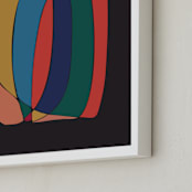 "Fragments" - Art Print in Chalkboard by Romina Gadler - Frame Close-up